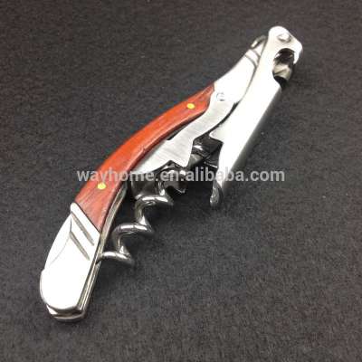 Rosewood All-in-one Corkscrew Wine Bottle Opener and Foil Cutter